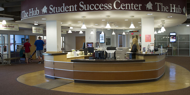 Front desk of Student Success Center